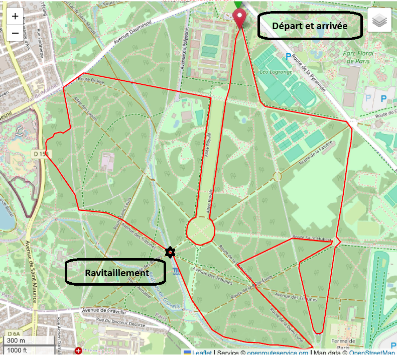 Parcours 10 km