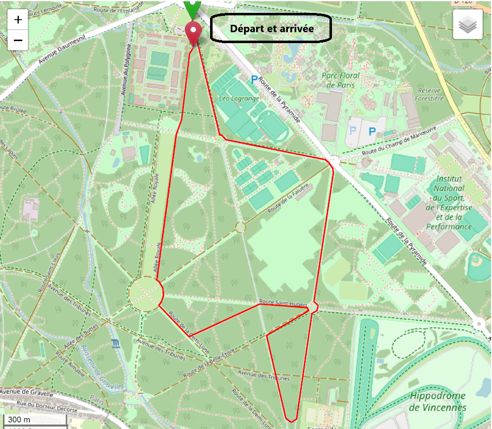Parcours 5 km